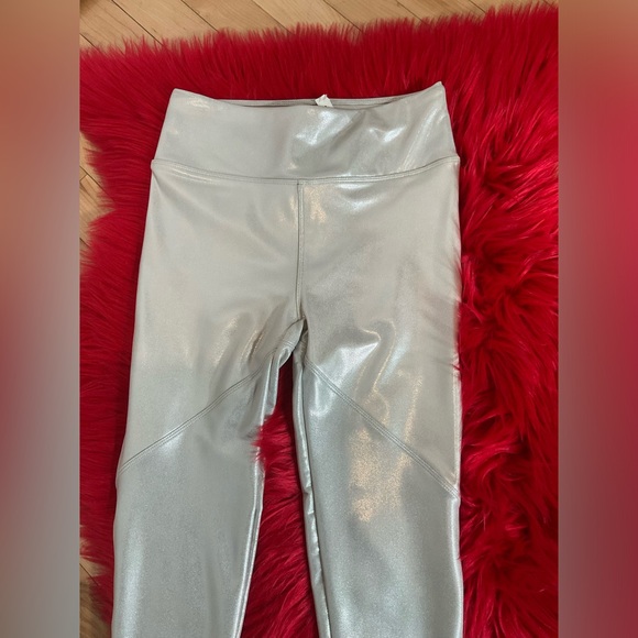 🛑🛑🛑ASOS METALLIC LEGGINGS (made small) - Picture 3 of 7